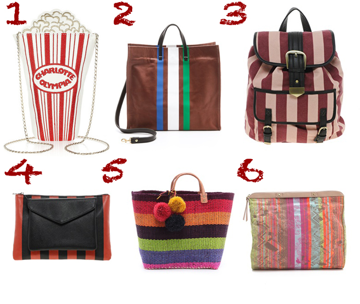 bags stripes thecablook darya kamalova collage fashion trends 2013 ss asos shopbop net a porter
