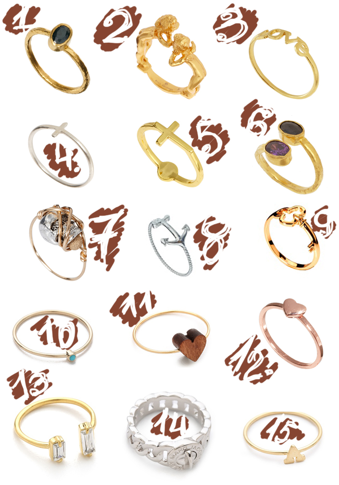 collage thecablook darya kamalova asos shopbop tiny rings